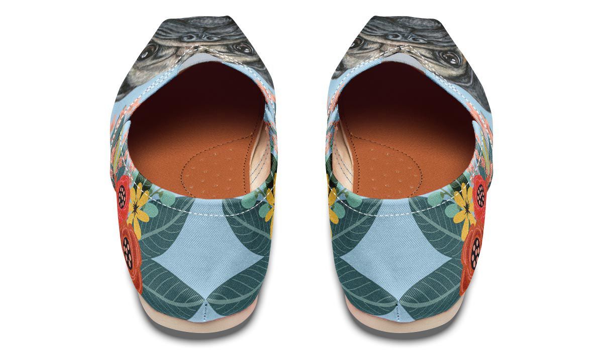 Joyful Pug Casual Shoes