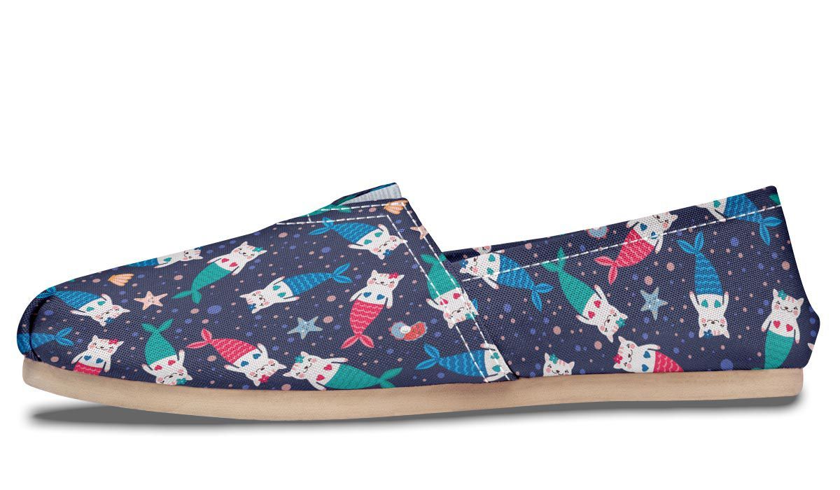 Mermaid Cat Casual Shoes