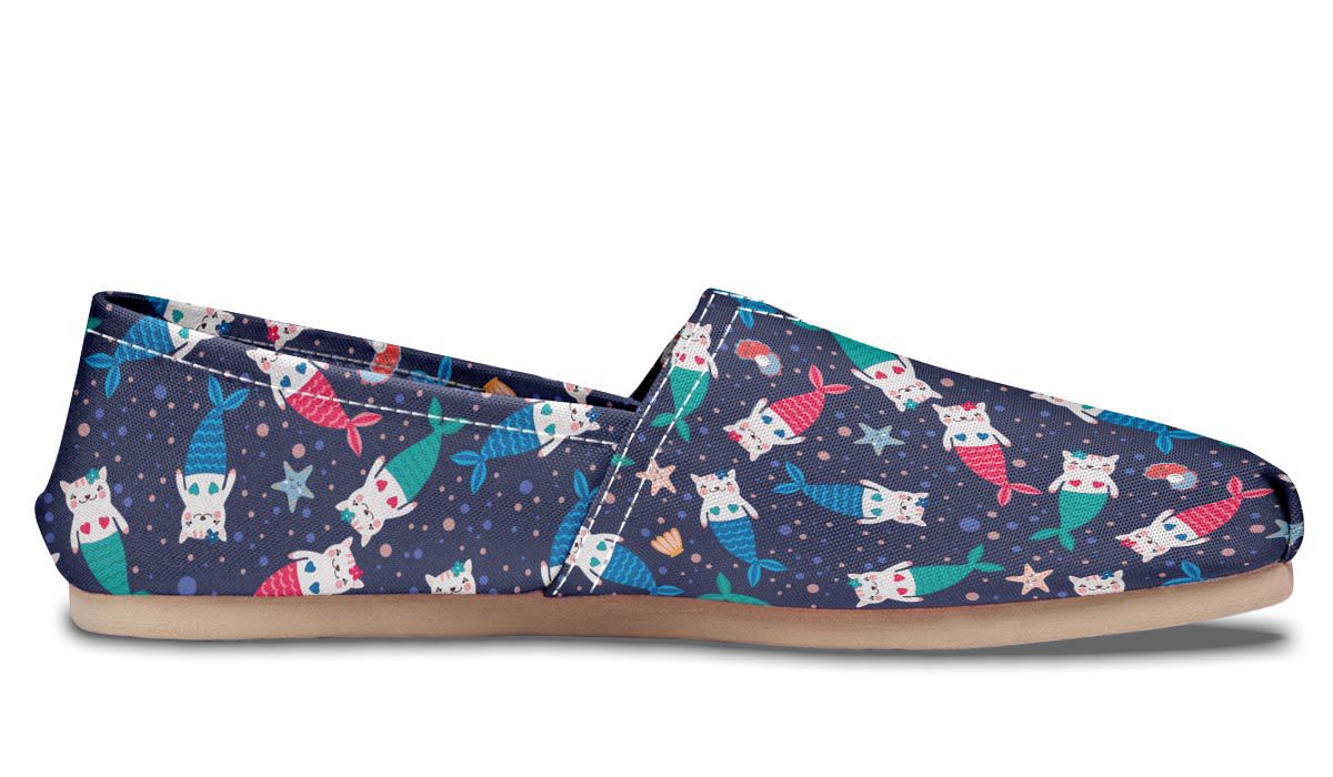 Mermaid Cat Casual Shoes