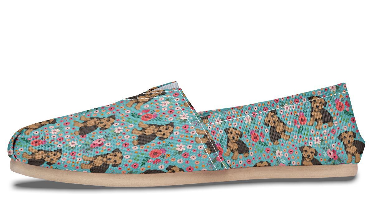Morkie Flower Casual Shoes
