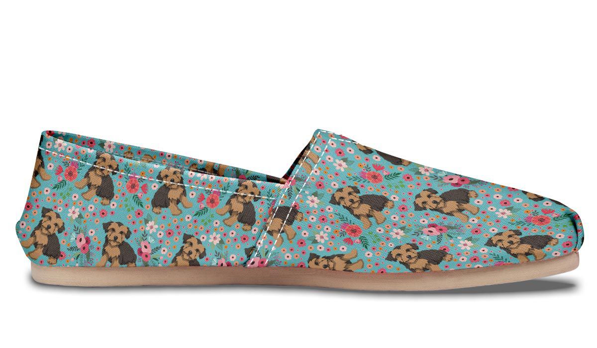 Morkie Flower Casual Shoes