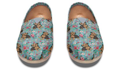 Morkie Flower Casual Shoes