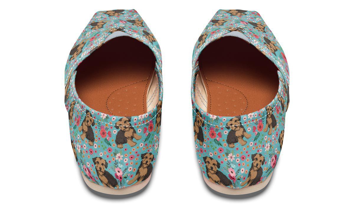 Morkie Flower Casual Shoes
