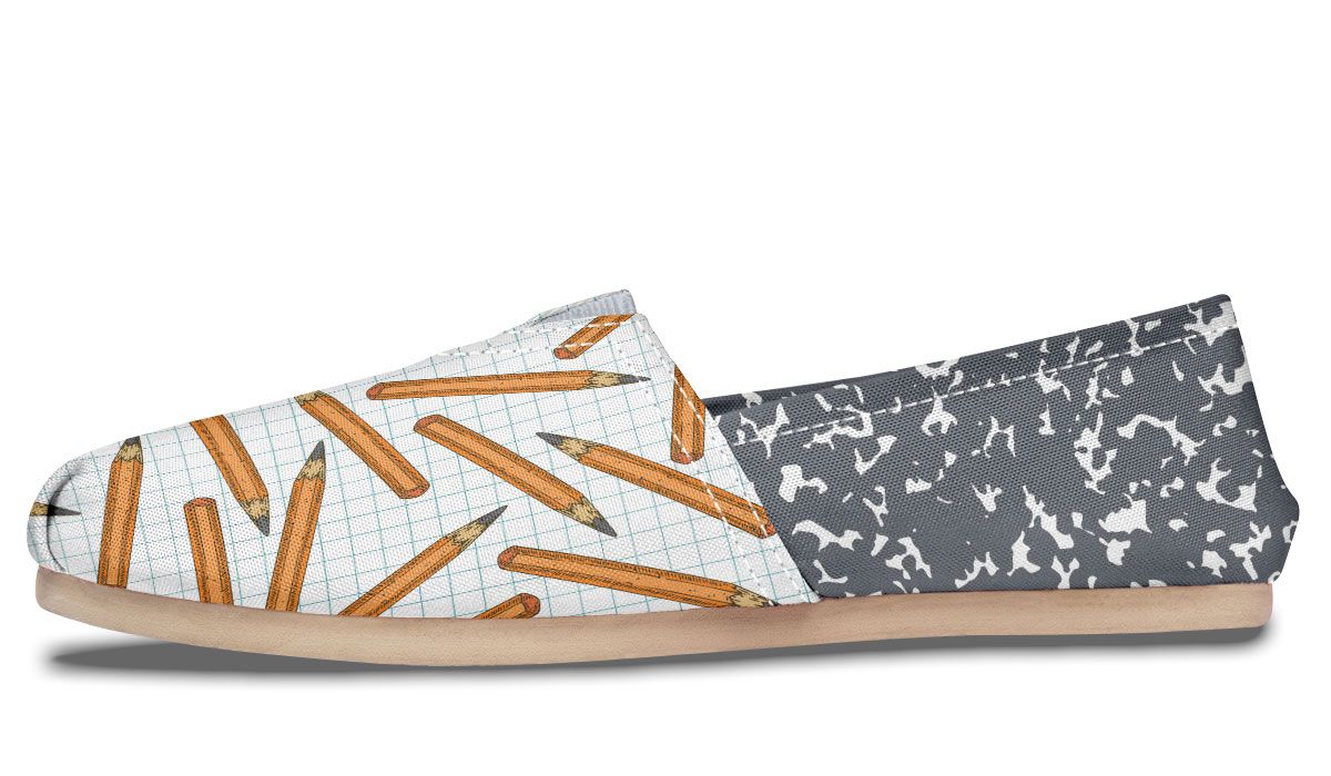 Pencil Composition Notebook Casual Shoes