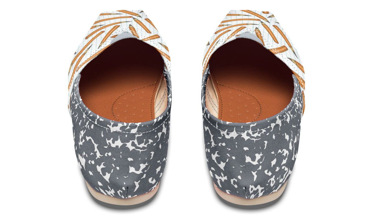 Pencil Composition Notebook Casual Shoes