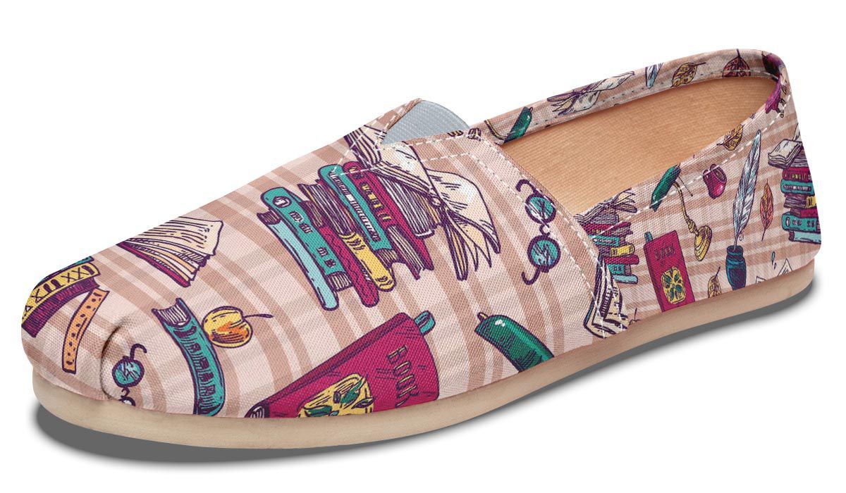 Plaid Books Casual Shoes