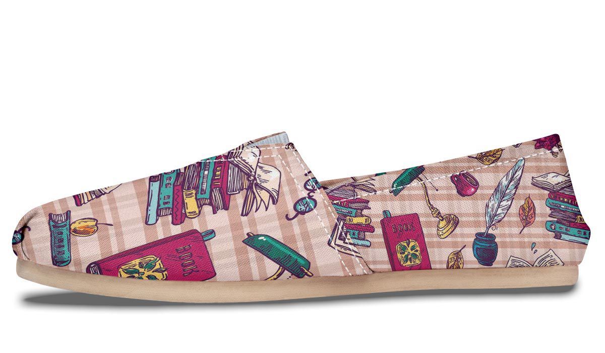 Plaid Books Casual Shoes