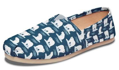 Polar Bear Pattern Casual Shoes