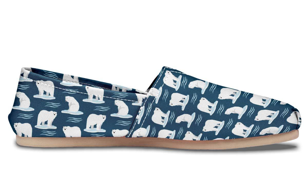 Polar Bear Pattern Casual Shoes