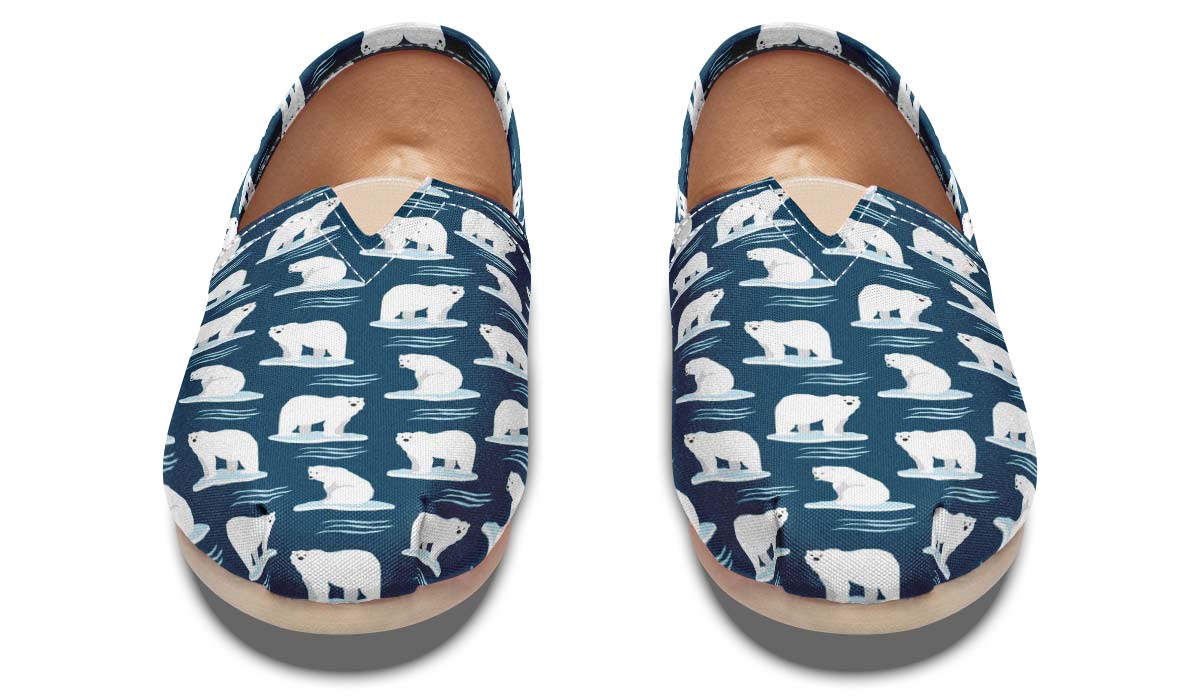 Polar Bear Pattern Casual Shoes