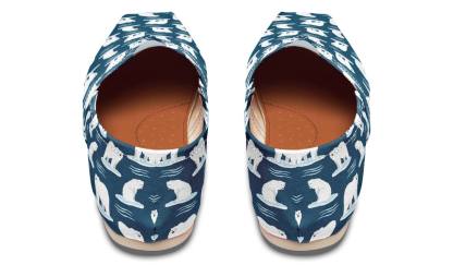 Polar Bear Pattern Casual Shoes