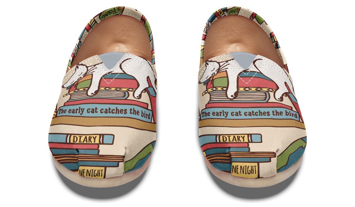 Purrrfect Books Casual Shoes