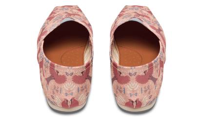 Red Cardinals Pattern Casual Shoes