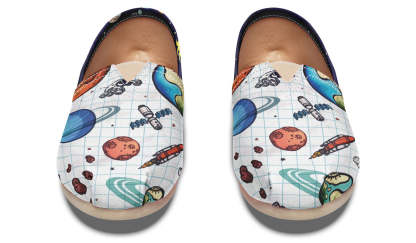 Space Notebook Casual Shoes