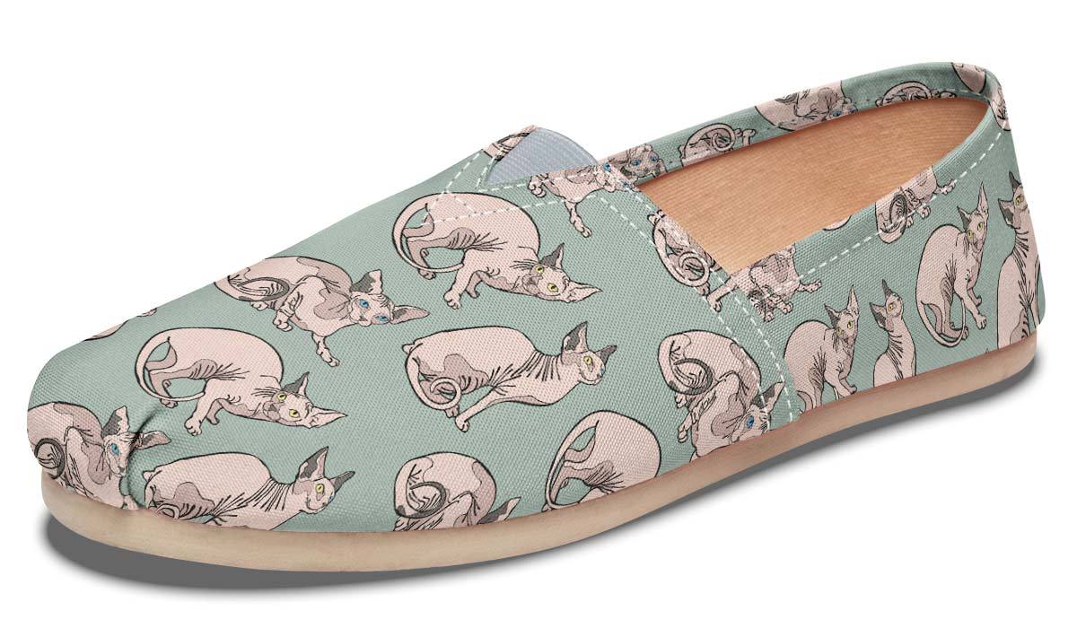 Sphynx Pattern Casual Shoes