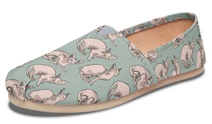 Sphynx Pattern Casual Shoes