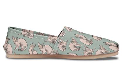 Sphynx Pattern Casual Shoes