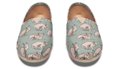 Sphynx Pattern Casual Shoes