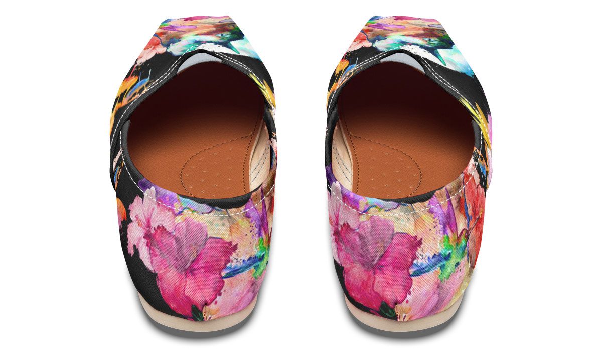 Watercolor Cat Siamese Casual Shoes