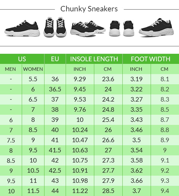 Artistic Horse Chunky Sneakers