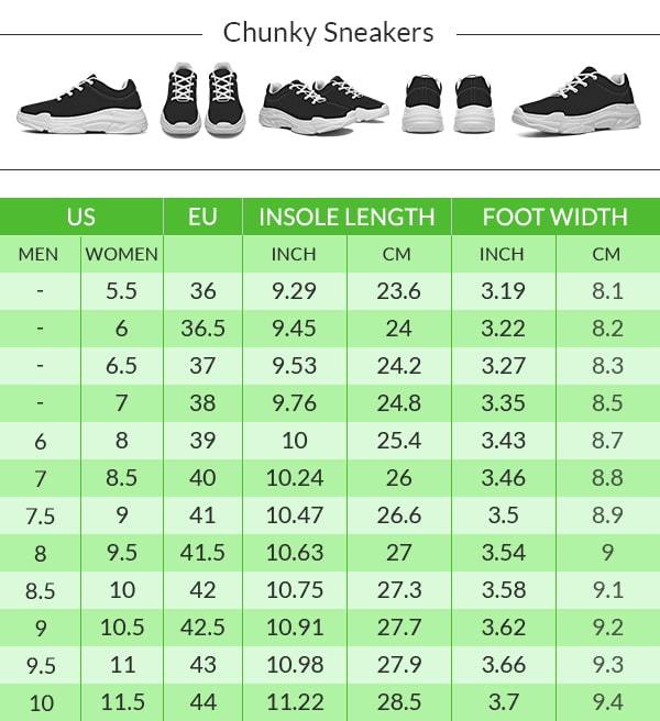 Artistic Horse Chunky Sneakers