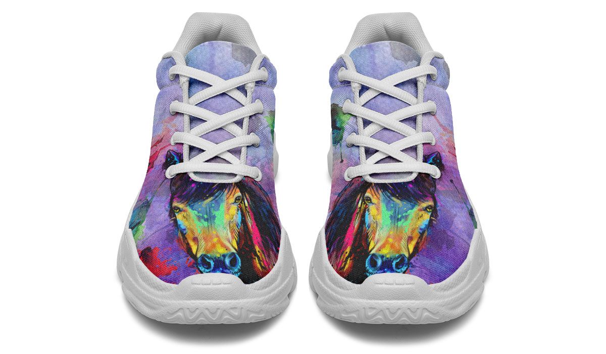 Artistic Horse Chunky Sneakers