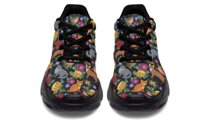 Cat Flower Chunky Sneakers