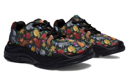 Cat Flower Chunky Sneakers