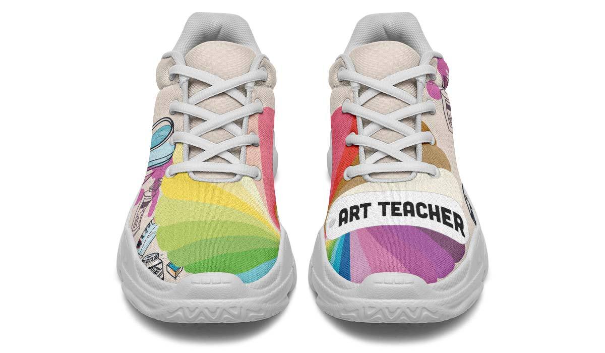 Colorful Art Teacher Chunky Sneakers