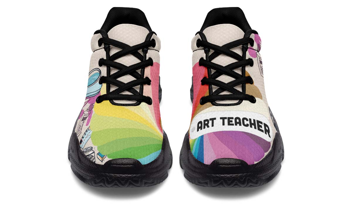 Colorful Art Teacher Chunky Sneakers