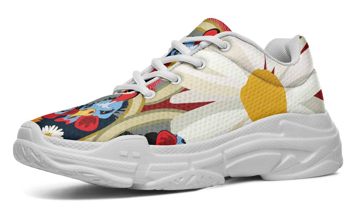 Couple Ol Chickens Chunky Sneakers