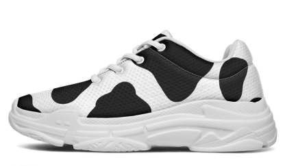 Cow Print Chunky Sneakers