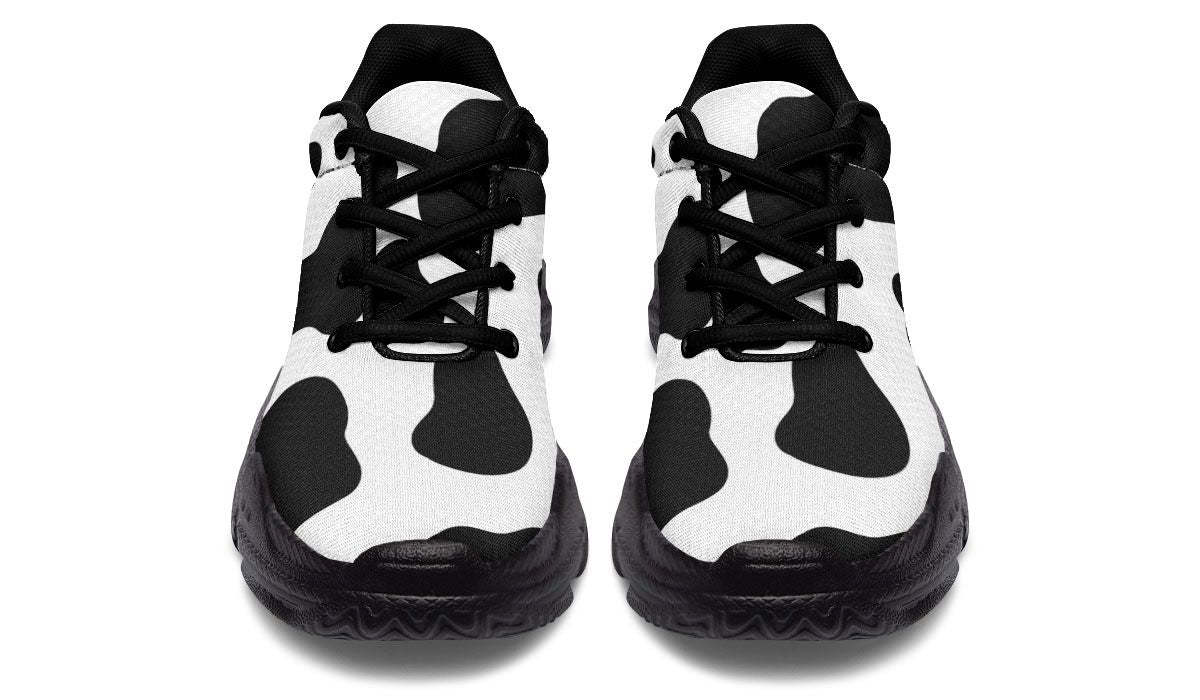 Cow Print Chunky Sneakers