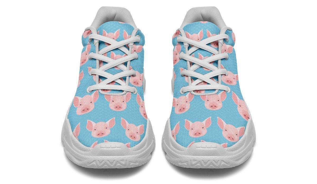 Pig Pattern Chunky Sneakers