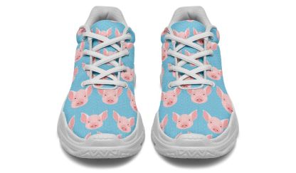 Pig Pattern Chunky Sneakers