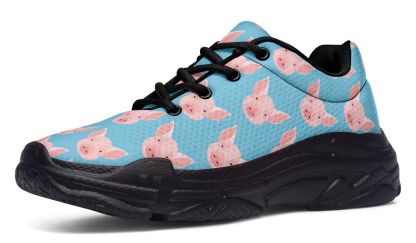 Pig Pattern Chunky Sneakers