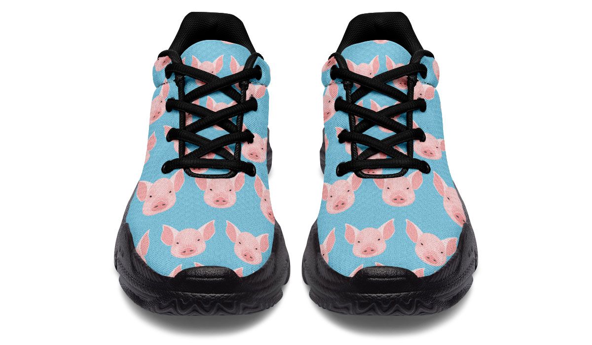 Pig Pattern Chunky Sneakers