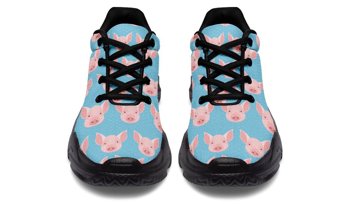 Pig Pattern Chunky Sneakers