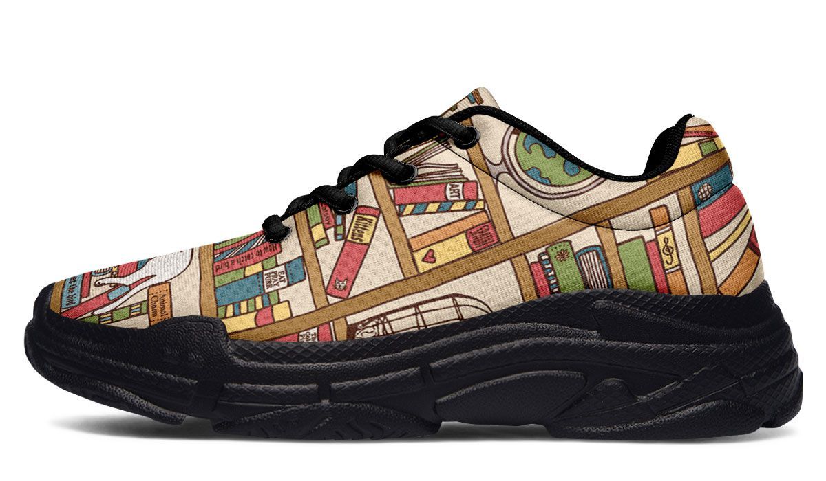Purrrfect Books Chunky Sneakers