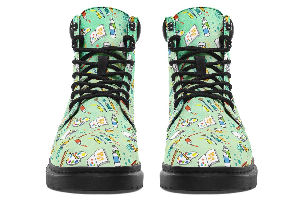 Artist Pattern Classic Vibe Boots