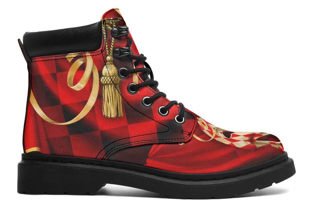 Comedy and Tragedy Classic Vibe Boots