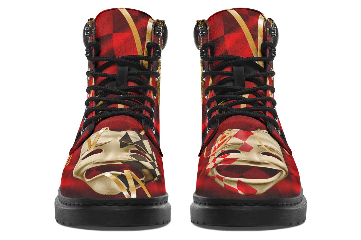 Comedy and Tragedy Classic Vibe Boots