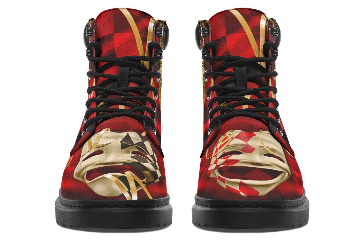 Comedy and Tragedy Classic Vibe Boots