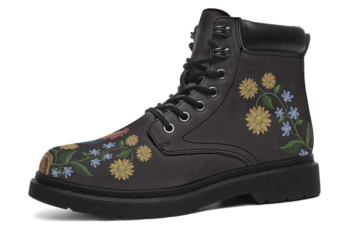 Embroidery Chicken Classic Vibe Boots