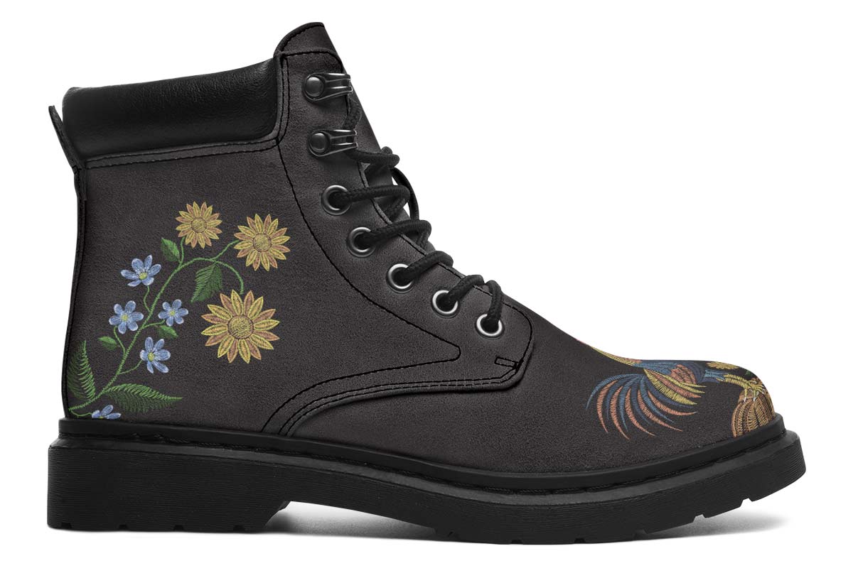 Embroidery Chicken Classic Vibe Boots