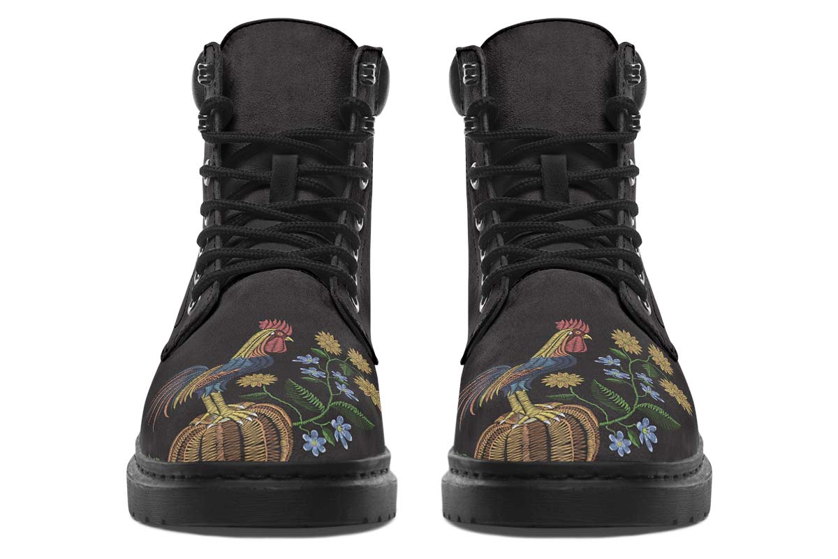 Embroidery Chicken Classic Vibe Boots