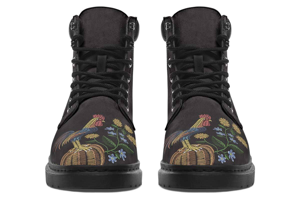 Embroidery Chicken Classic Vibe Boots