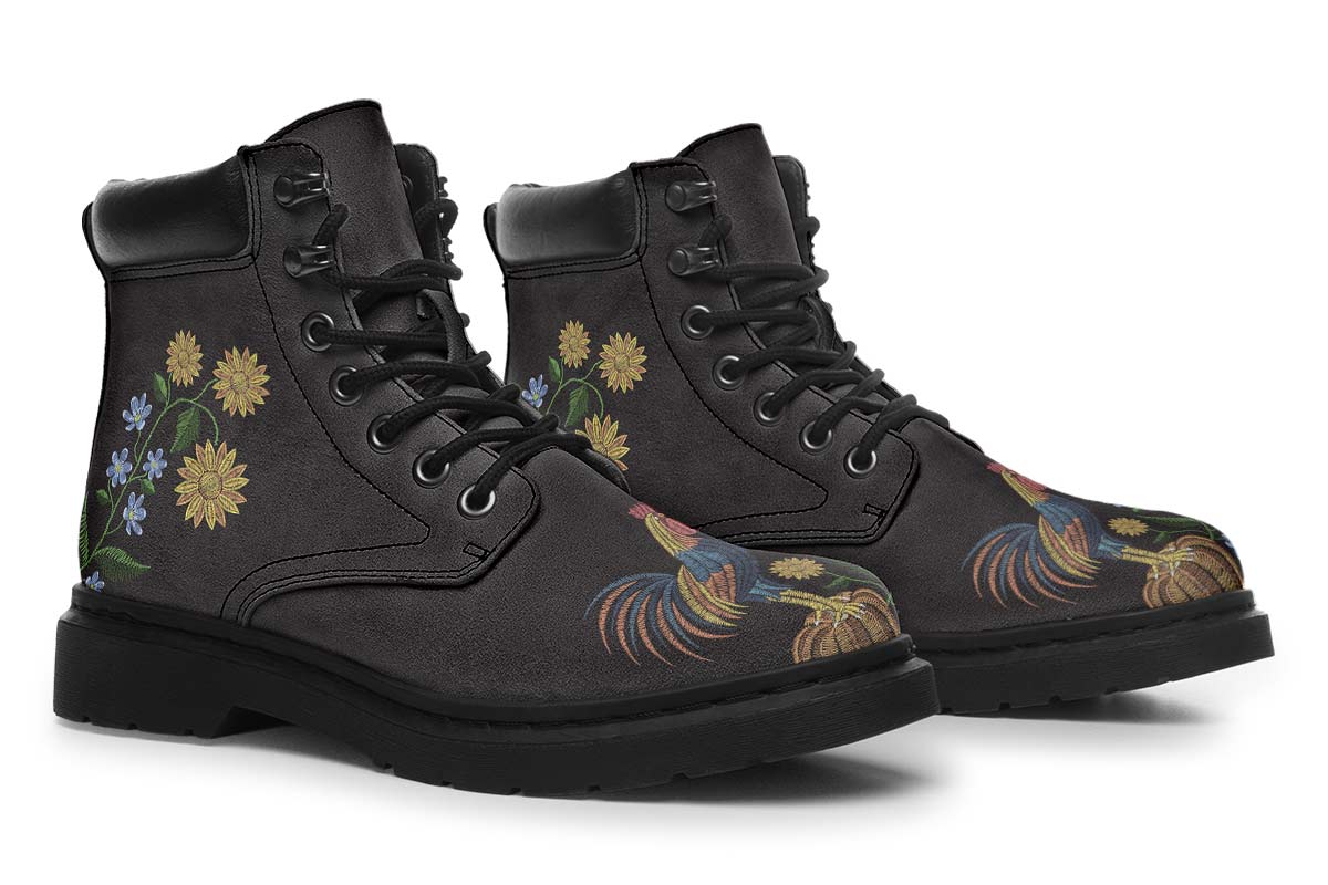 Embroidery Chicken Classic Vibe Boots