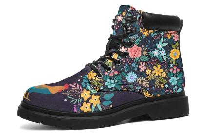 Floral Rooster Classic Vibe Boots
