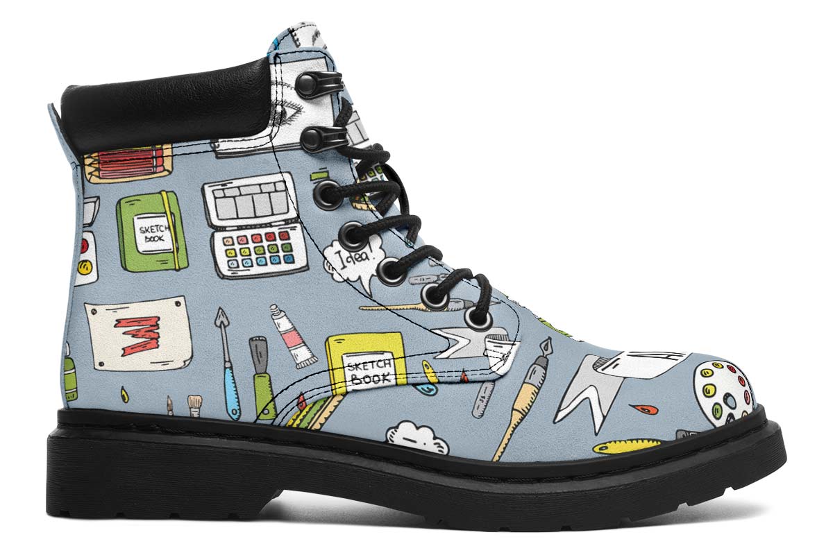 Painter Doodles Classic Vibe Boots